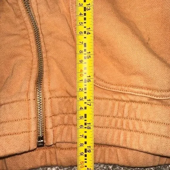 Aerie Cropped Full Zip Hooded Jacket - Picture 6 of 7